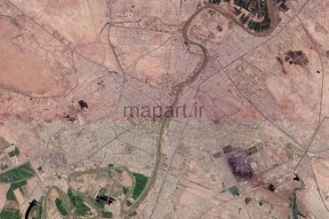 تصویر ماهواره شهر اهواز