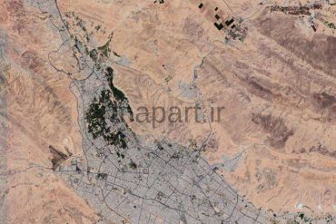 تصویر ماهواره شهر شیراز
