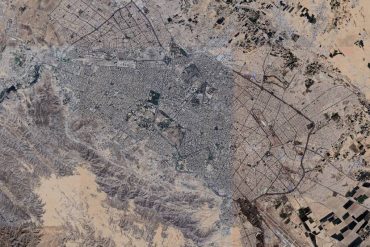 تصویر ماهواره شهر مشهد