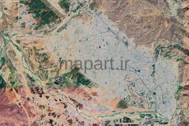 تصویر ماهواره شهر یاسوج