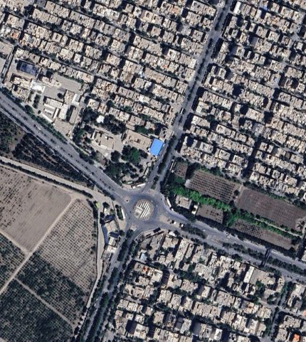 تصویر ماهواره ژئورفرنس مشهد