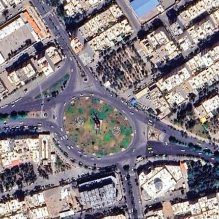 تصویر هوایی سمنان با کیفیت بالا
