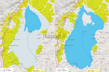 تغییرات دریاچه دشت ارژن