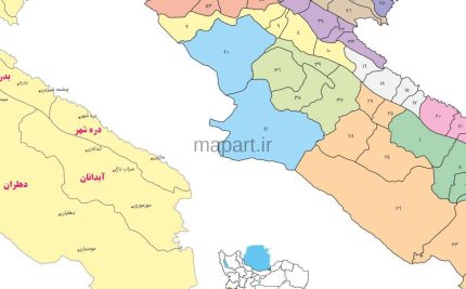 تقسیمات استان ایلام