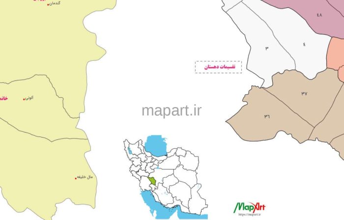 تقسیمات کشوری چهارمحال و بختیاری - تصویر 2