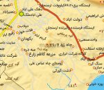 جدیدترین نقشه شهرستان ارسنجان