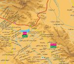 جدیدترین نقشه شهرستان اقلید