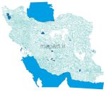 شیپ فایل آبهای ایران