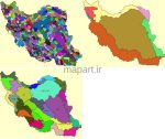 شیپ فایل حوضه آبخیز ایران