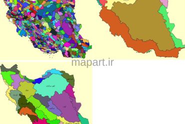 شیپ فایل حوضه آبخیز ایران