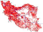شیپ فایل راههای ایران