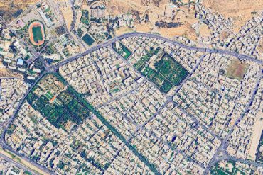 عکس ماهواره ای ابریشمی و ارم