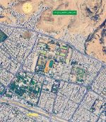 عکس ماهواره ای باغ تخت شیراز