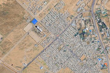 تصویر ماهواره رکن آباد شیراز