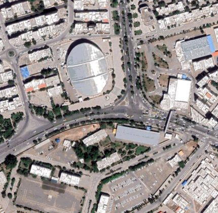 عکس هوایی شهر اردبیل