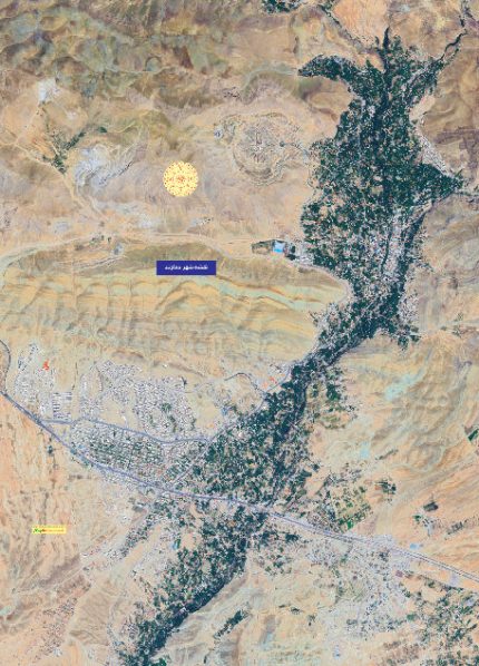 عکس هوایی شهر دماوند تهران