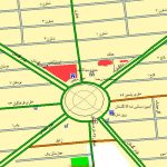 فایل رقومی معابر شهر صالحیه و شهر گلستان تهران