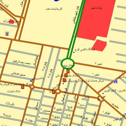 فایل قومی معابر شهر نظرآباد استان البرز