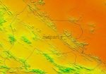 مدل رقومی ارتفاعی آباده