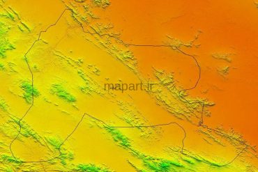 مدل رقومی ارتفاعی آباده