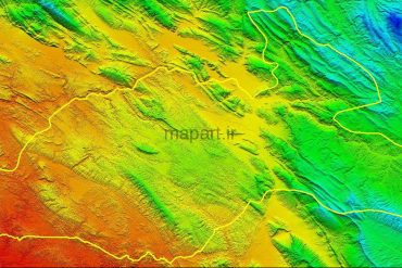 مدل رقومی ارتفاعی ممسنی