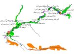 نقشه gis شهر آسارا