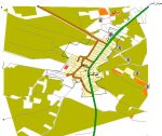نقشه gis شهر تنکمان