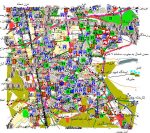 نقشه gis شهر ری