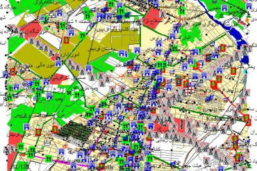 نقشه gis شهر فردیس