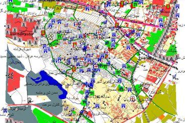 نقشه gis شهر قدس