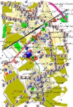 نقشه gis شهر چهاردانگه