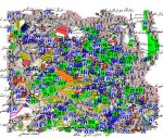 نقشه gis شهر کرج