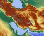 نقشه ارتفاعات ایران