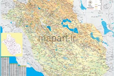 نقشه استان فارس 1403