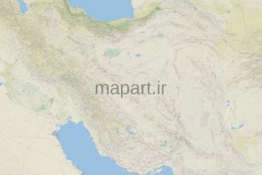 نقشه ایران ArcGis NatGeo