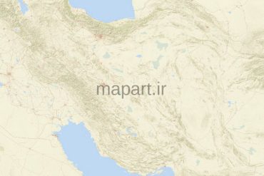 نقشه ایران ArcGis Streets