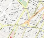 نقشه با کیفیت بالا شهر کرمانشاه و حومه