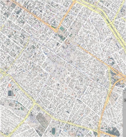 نقشه با کیفیت منطقه 8 شهرداری شیراز