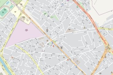 نقشه بلوار گلستان و هفت تنان شیراز