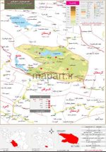 نقشه تقسیمات شهرستان اوز