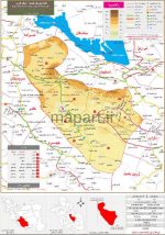 نقشه تقسیمات شهرستان فسا
