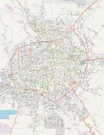 نقشه شهر رشت