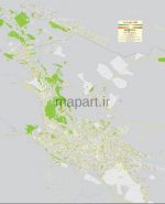 نقشه شهر شیراز و صدرا