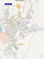 نقشه شهر مهاباد