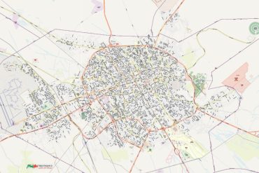 نقشه شهر کرمان