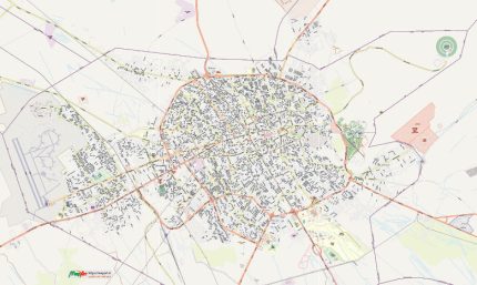 نقشه شهر کرمان