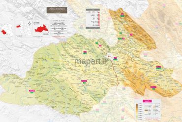 نقشه شهرستان ممسنی