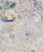 نقشه فردیس کرج با تصویر ماهواره