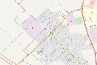 نقشه محله رکن آباد شیراز