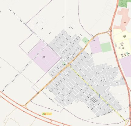 نقشه محله رکن آباد شیراز